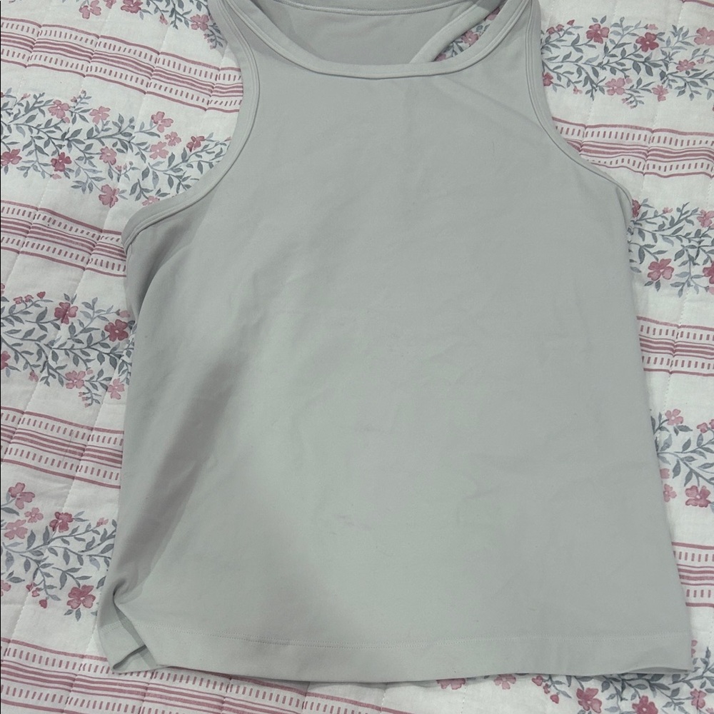 Lululemon Athletica White Muscle Tee